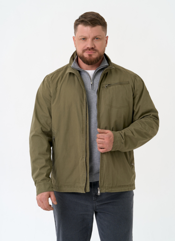 Мужская куртка ветровка с воротником стойкой Мужская куртка ветровка с воротником стойкой