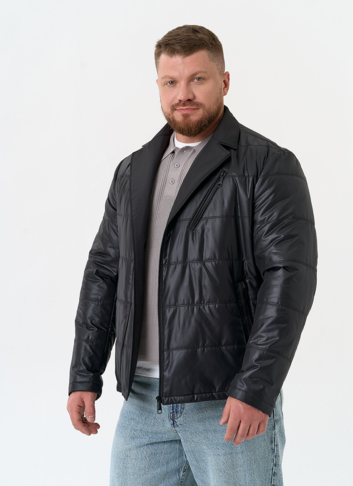 Мужская куртка черного цвета Мужская куртка черного цвета