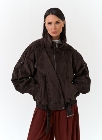 Женская куртка из эко замши Женская куртка из эко замши