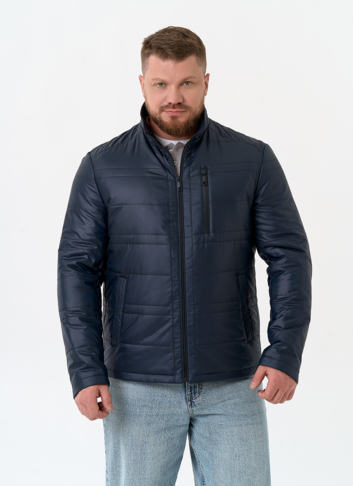 Мужская куртка с воротником стойкой Мужская куртка с воротником стойкой