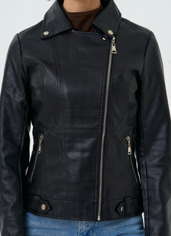 Женская куртка косуха из эко кожи