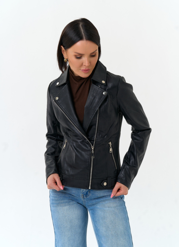 Женская куртка косуха из эко кожи