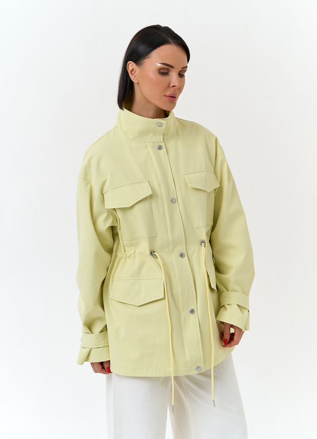 Женская ветровка с воротником стойкой модель № 33090 универмаг малина