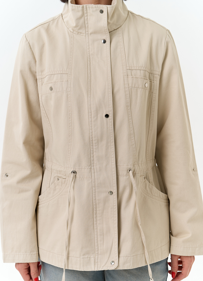 Женская ветровка с воротником стойкой модель № 33122 универмаг малина