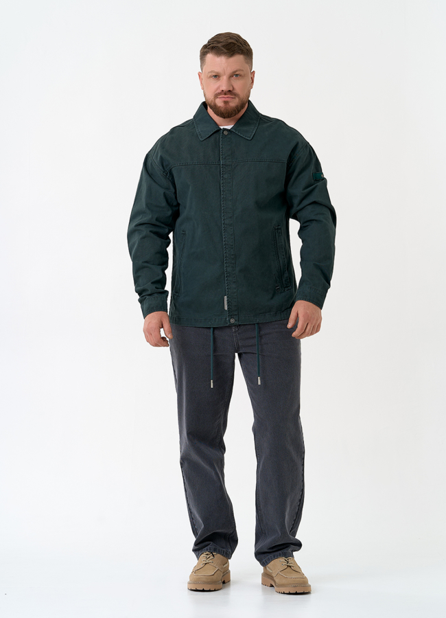 Мужская джинсовая куртка модель № 27356 в кредит