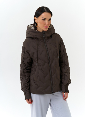 Женская куртка с капюшоном