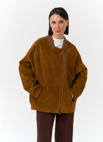 Женская куртка из натуральной замши Женская куртка из натуральной замши