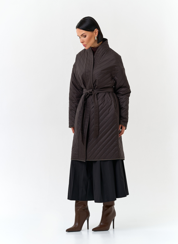 Женская удлиненная куртка кимоно