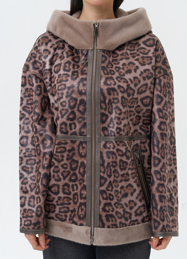 Женская дубленка из эко замши с капюшоном модель № 30208 универмаг малина