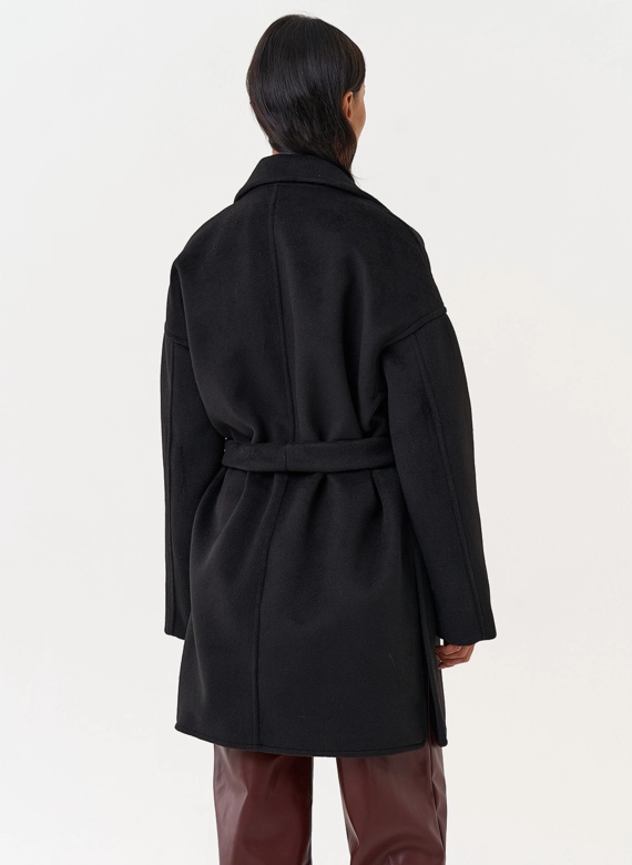 Двубортное женское пальто
